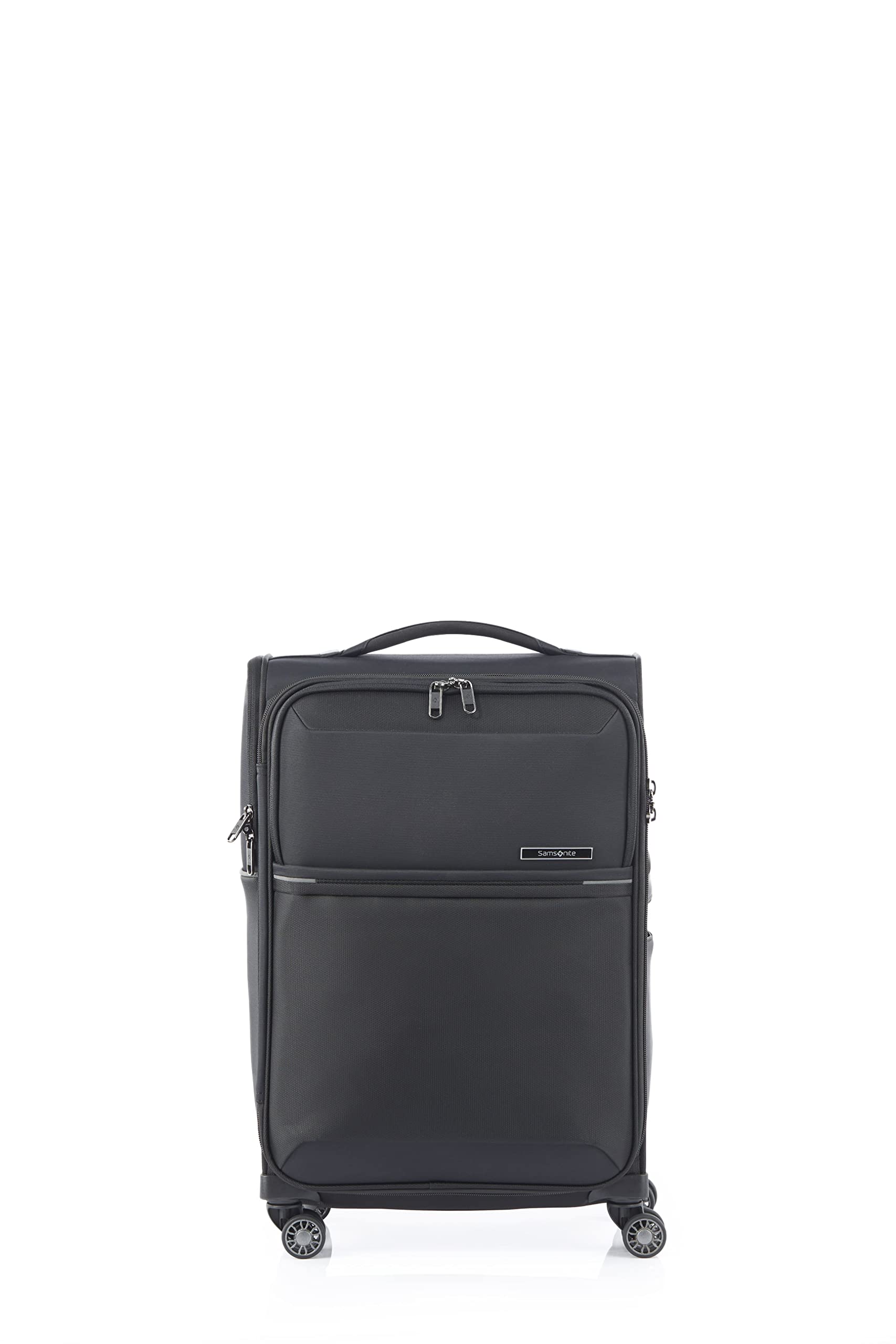 samsonite 73H 55 Cms Nylon Spinner Softsided Small Cabin Luggage | 4 Wheels Trolley Bag For Men Women, Black-picture-17