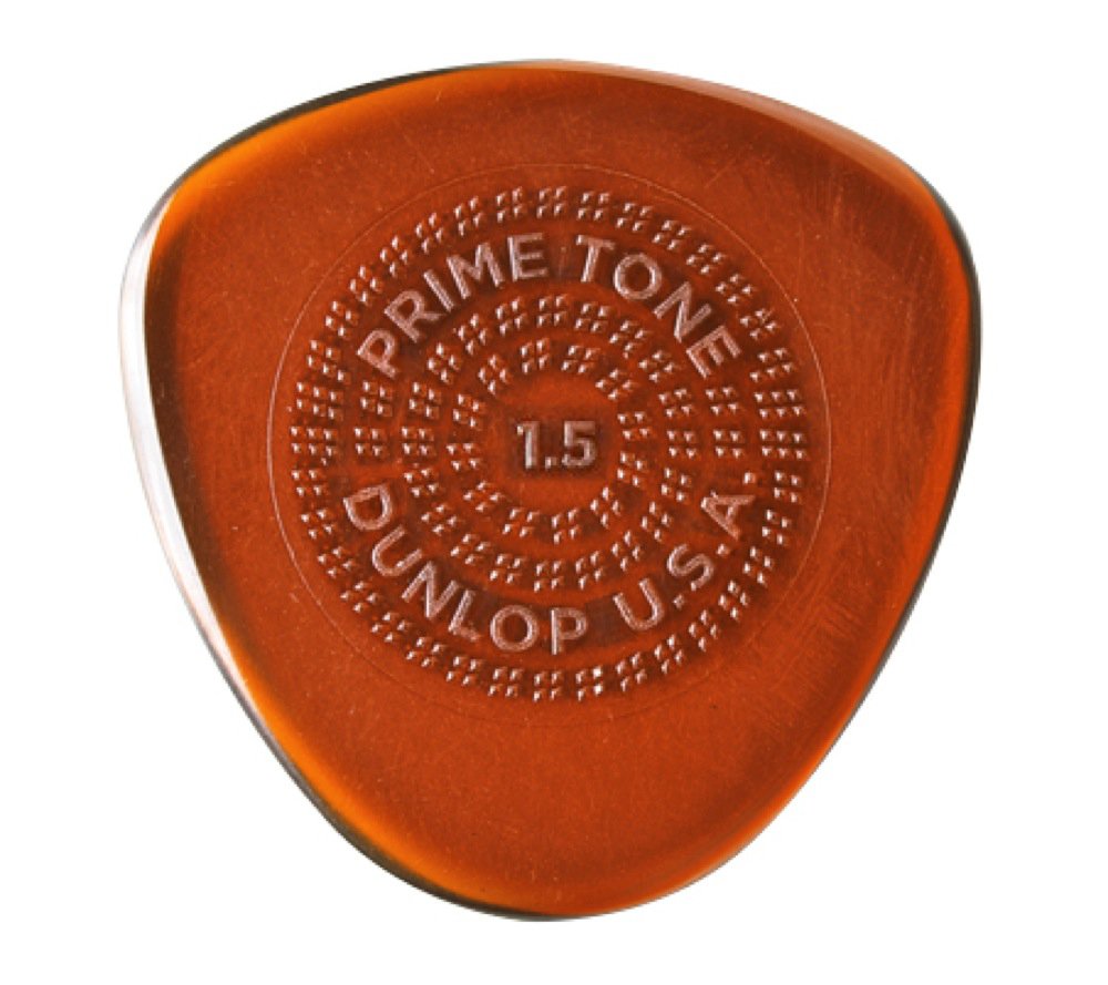 Dunlop Primetone Semi-Round 1.5mm Sculpted Plectra (Grip) - 3 Pack