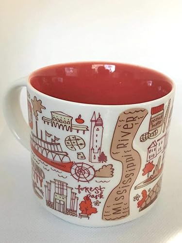 Miniatura 3 de Starbucks Taza de café de cerámica St. Louis Been There Series, 14 oz