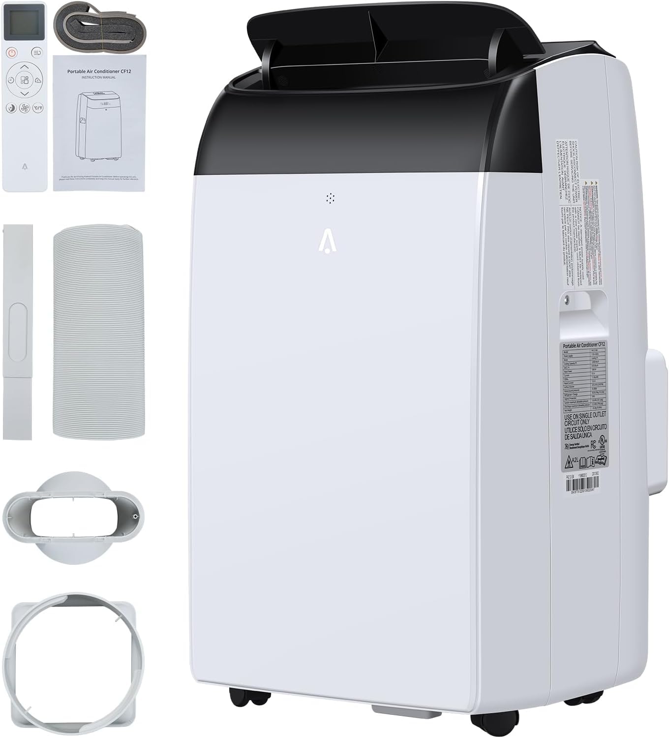 14 000 BTU Air Conditioner Portable Portable AC Unit for Rooms Cools 550-750 Sq Ft 3 Modes Cool