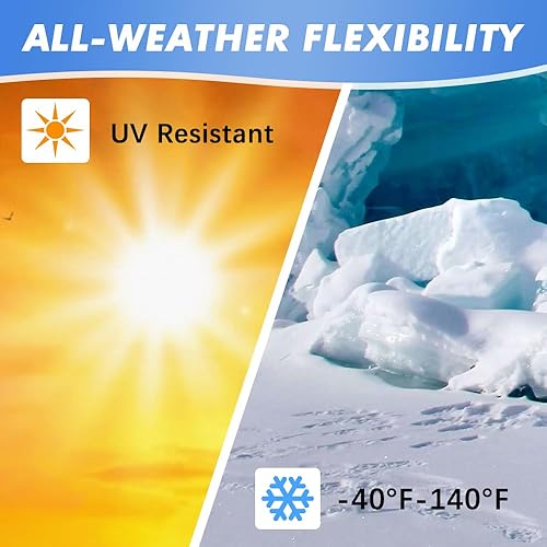 Miniatura 4 de TOPSCOPE Manguera de jardín de 100 pies con boquilla de manguera giratoria, manguera de agua resistente de 58 pulgadas x 100 pies para riego de