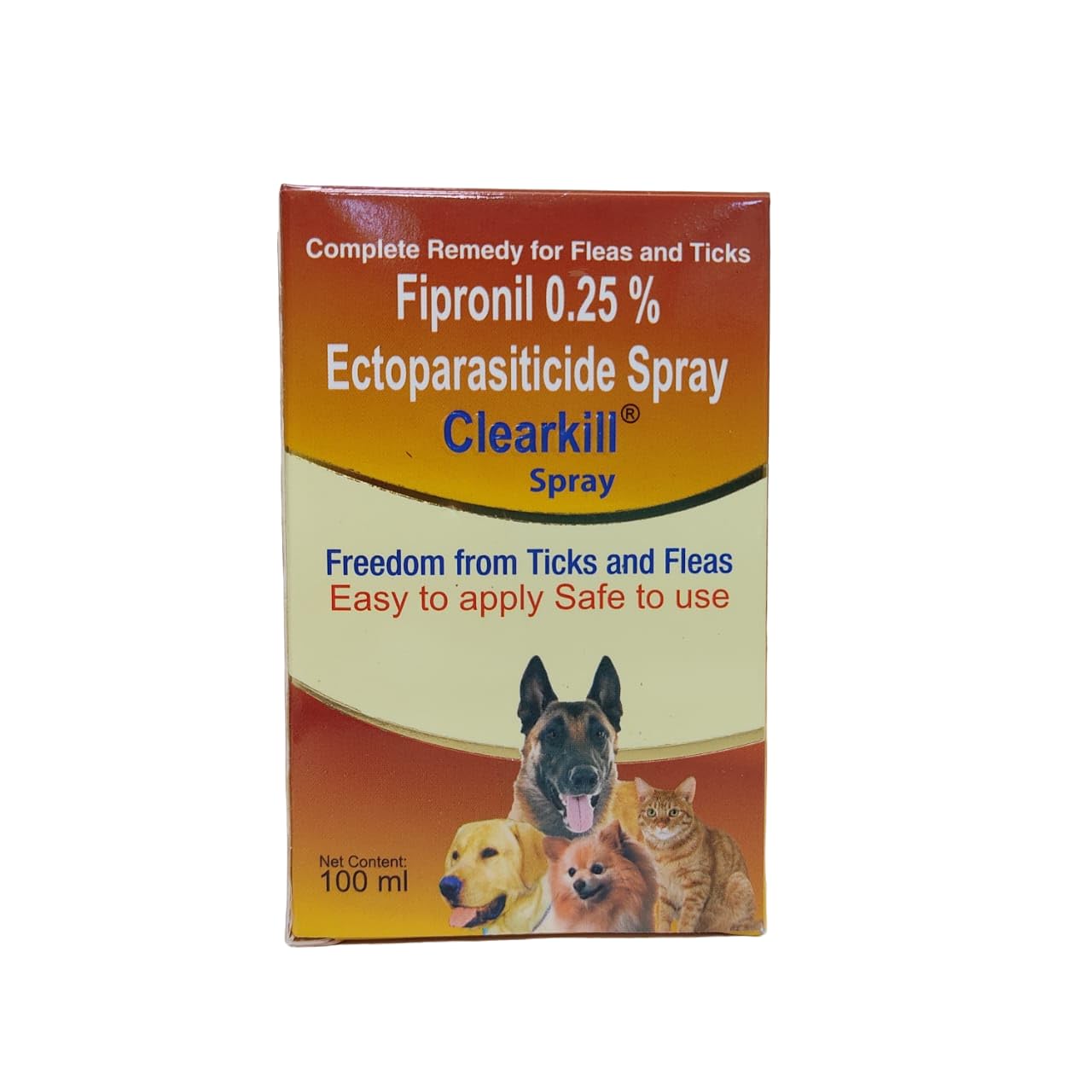 Disinfecto Chemical Industries Pvt. Ltd. Clearkill Dog And Cat Flea And Tick Spray,100 Ml (B01LX9JCN8) Amazon Price History, Amazon Price Tracker