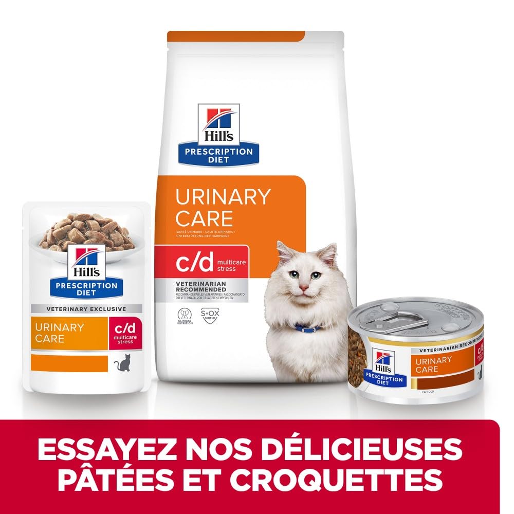 Hill' S Verschreibung Diet Feline c/d Unruhen Blasenschwäche Nahrung Croquettes
