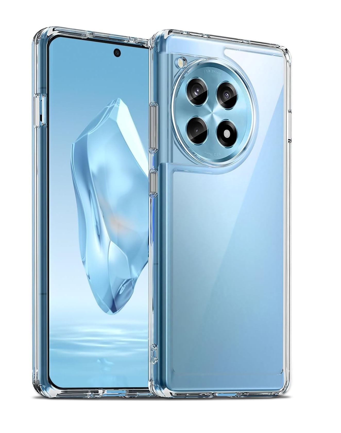 JGD PRODUCTS for OnePlus 12R 5G (2024) Premium Transparent Hybrid Soft Slim Dust Proof Back Case Cover with Camera Protection-image-15