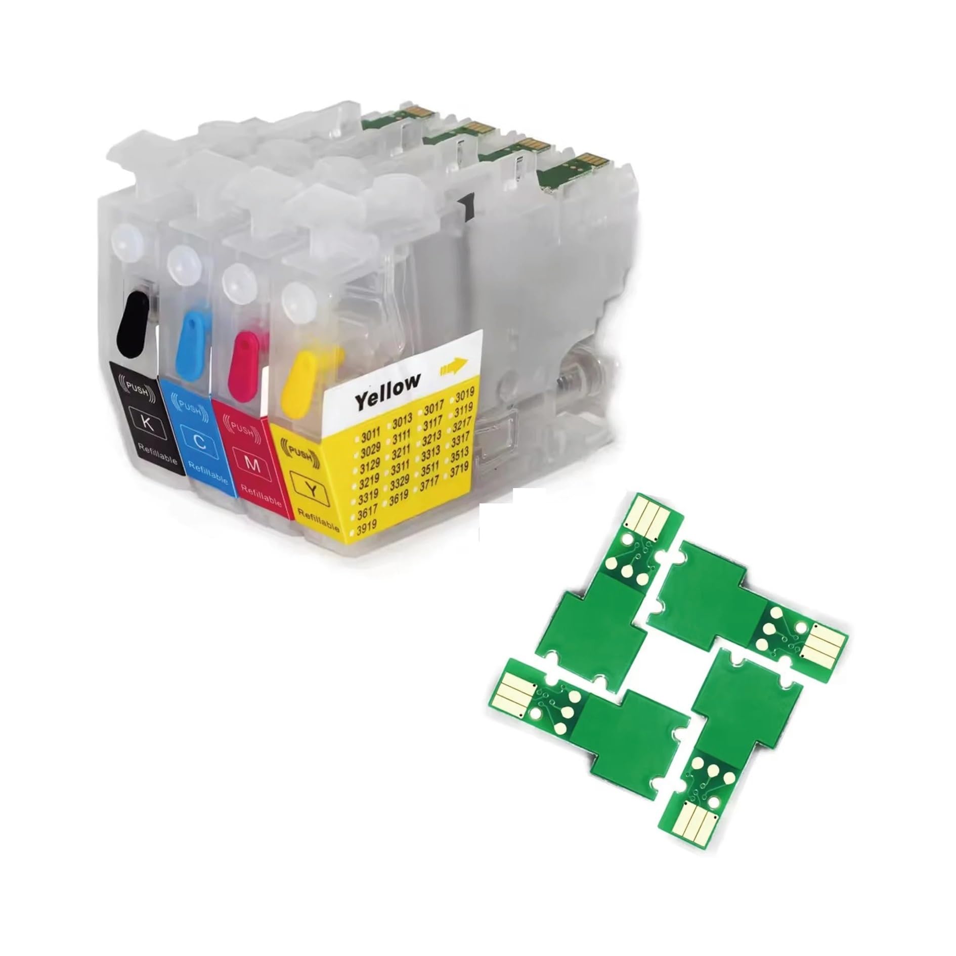LC402 LC402XL Cartuccia Ricaricabile Compatibile Con Brother