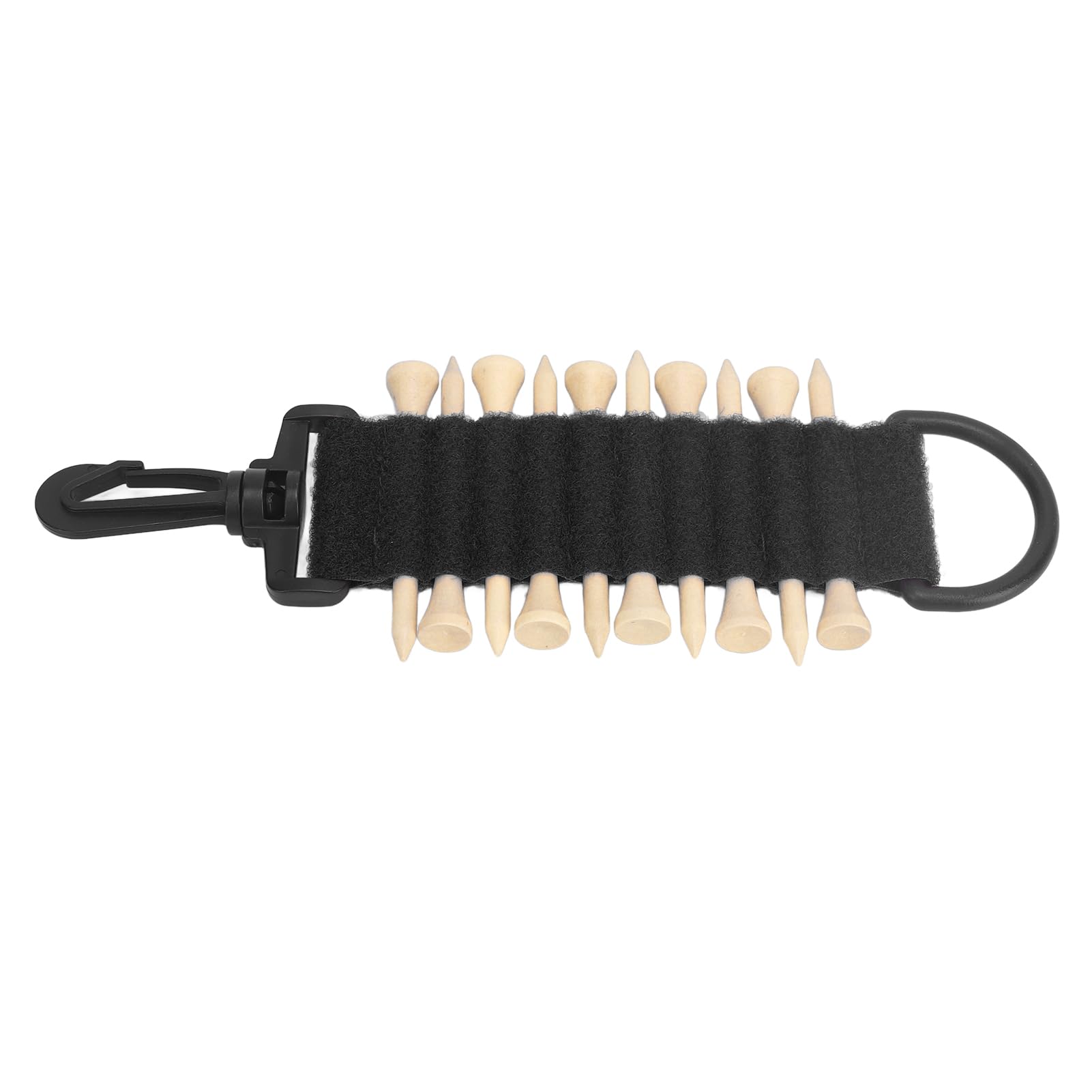 Dilwe Soporte para Te de Golf, Bolsa de Almacenamiento Portátil Multifunción de Nailon con Gancho para Cinturón
