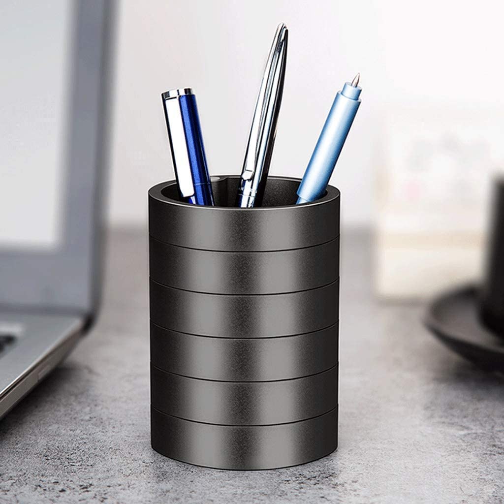 Stiftköcher Stifthalter Creative Stift Container Modellierung Multifunktionsstifthalter Geschenkbüro Organizer Schule Bleistift Organizer(A,Square)