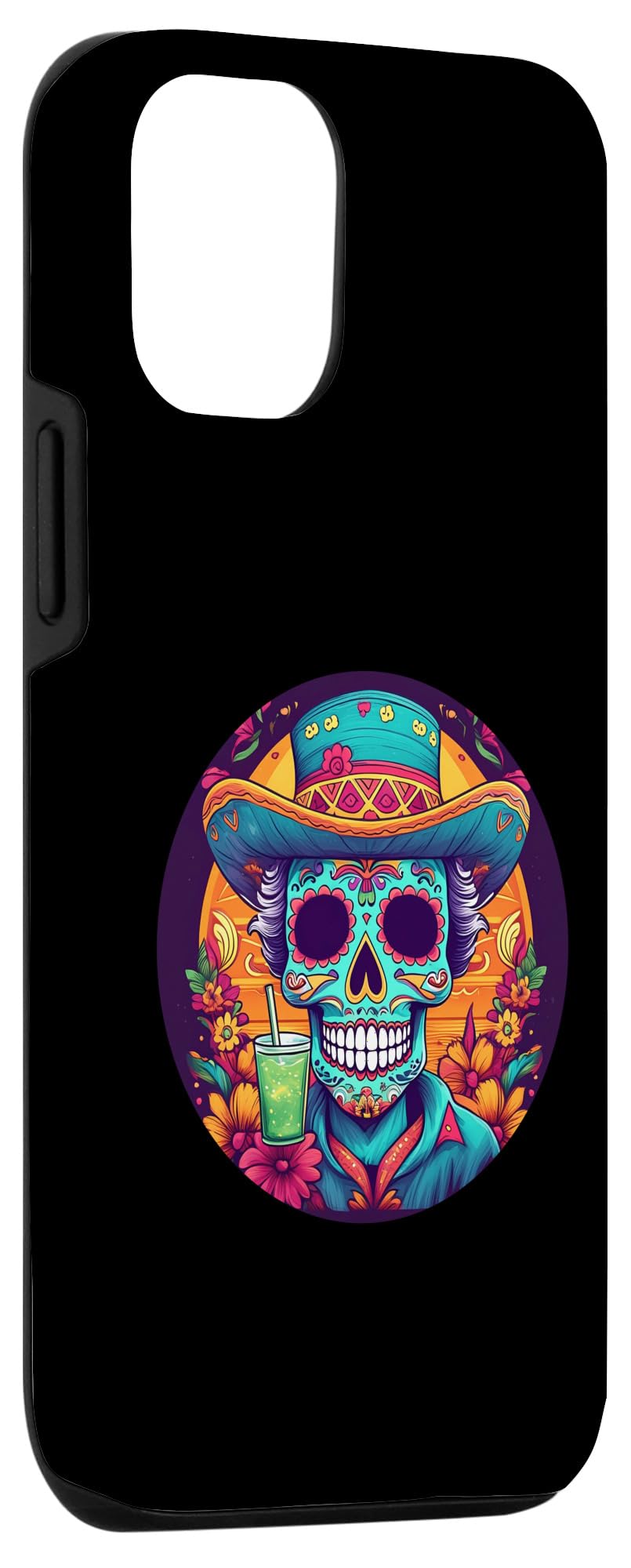iPhone 15 Pro 5 de Mayo Party Drinko de Mayo Sugar skull Drink Case - Image 3