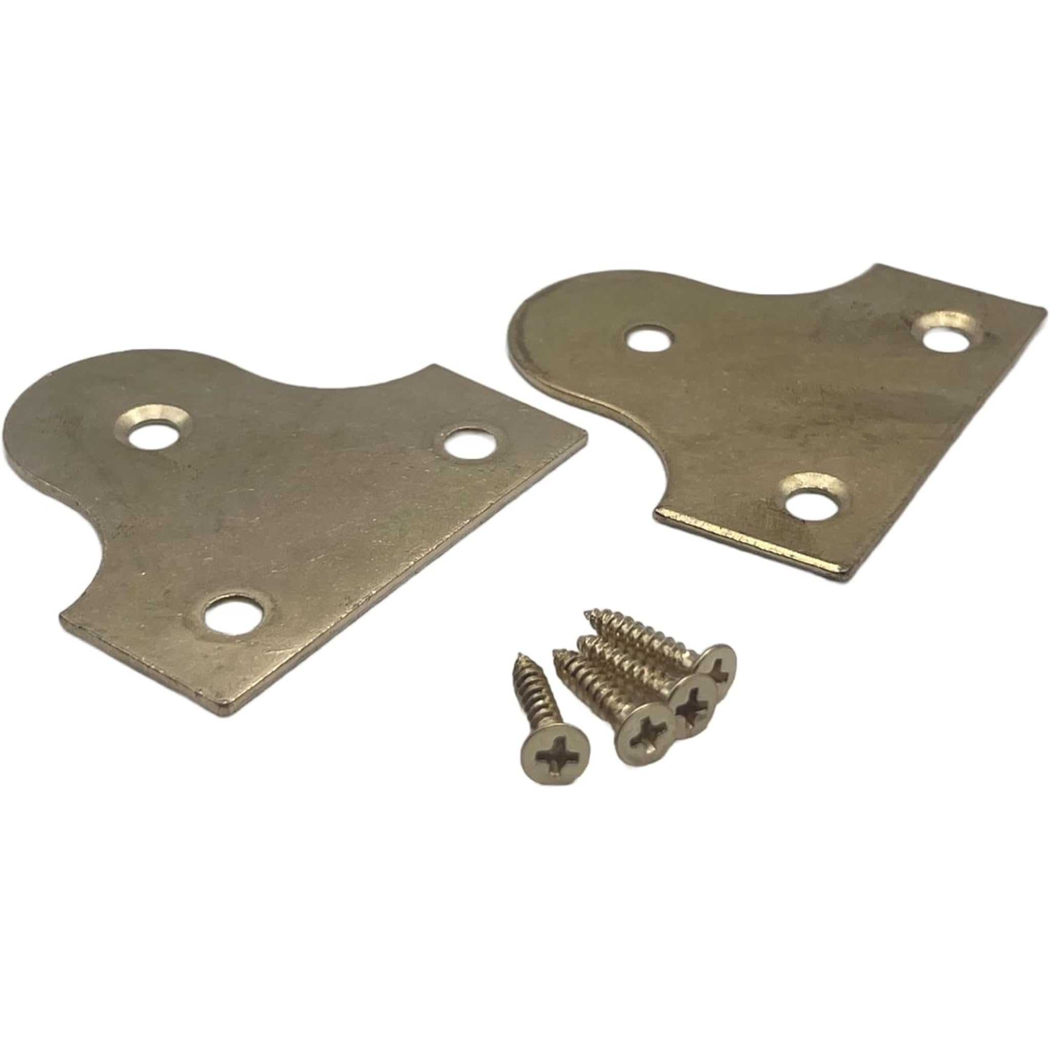 Aretro Brass Picture Frame Brackets & Slot Brackets Plated Various Sizes (Frame Brackets, 50Mm Pack Of 2)