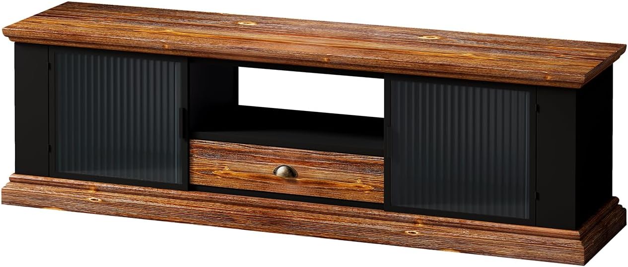 IVYHAVEN TV Stand up to 55inch, Farmhouse TV Table Console