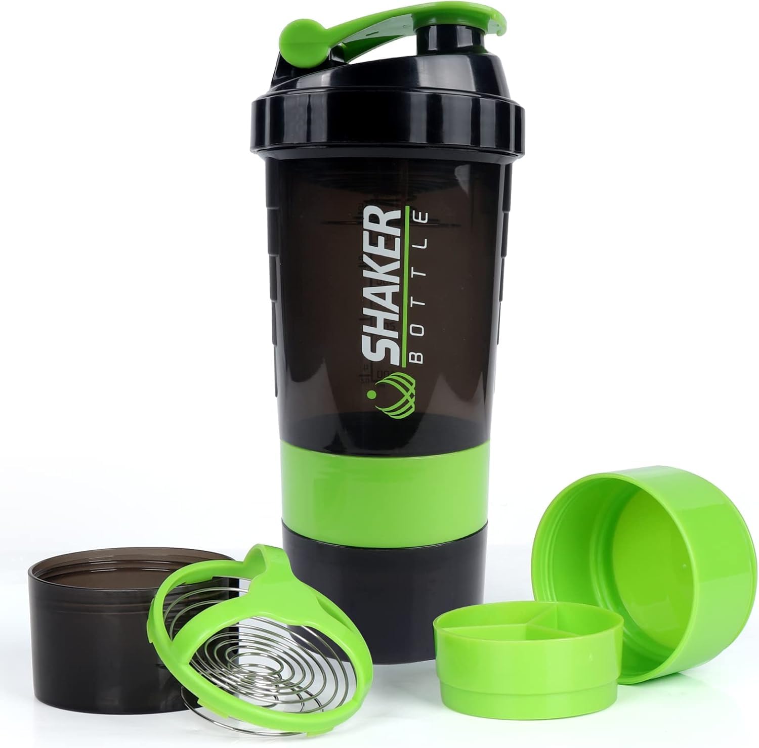 Leak-Proof Protein Shaker Bottle – 500 ML | 3-Layer Twist Off Shaker Cup with Pill & Supplement Storage | Gym Sports Water Bottle for Protein Powder-image-45