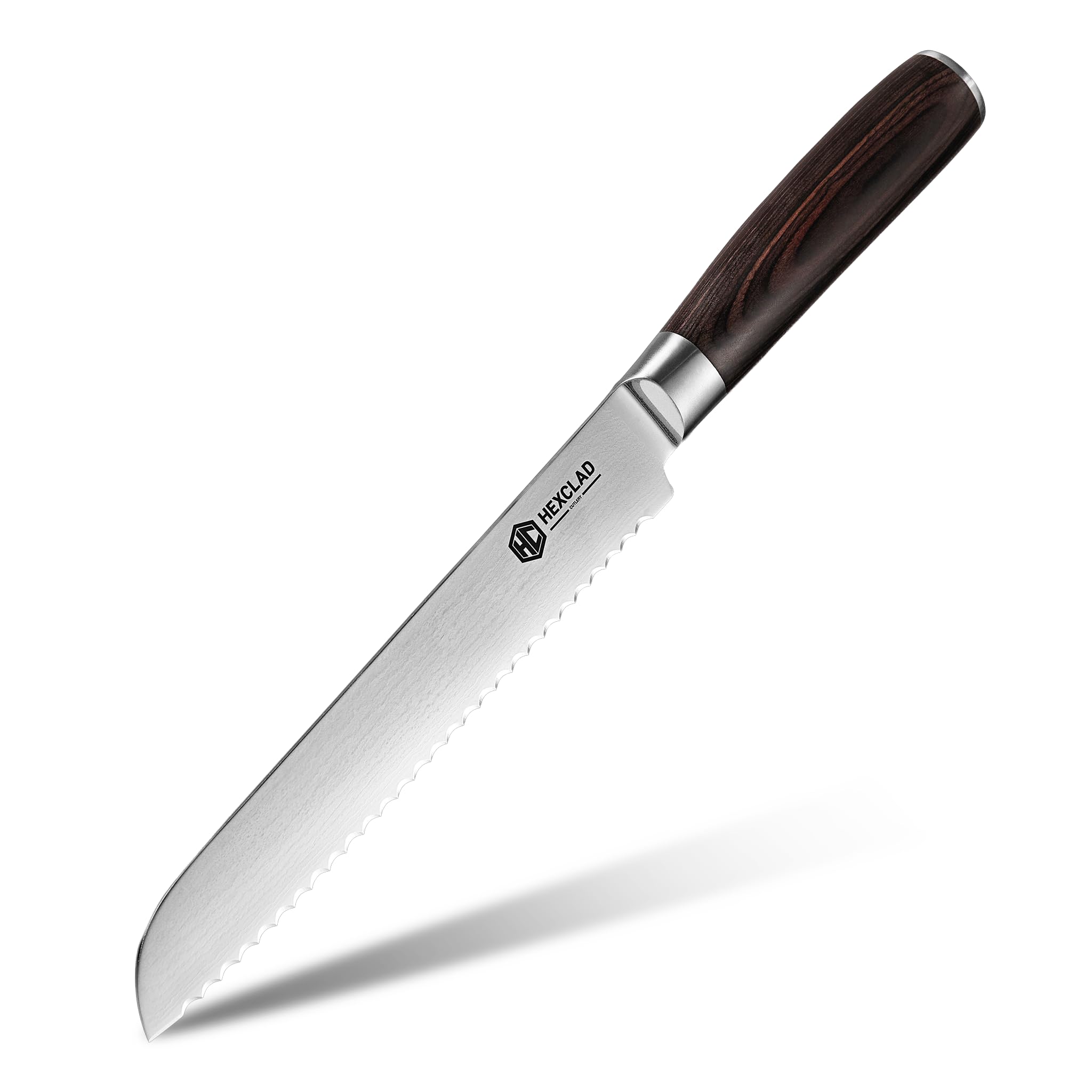 HexClad 8" Japanese Damascus Stainless Steel Chef Knife, Full Tang Handle — Amazon image 18