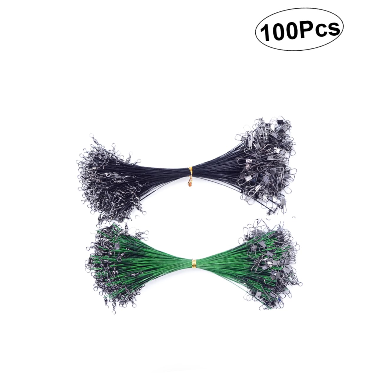 Toddmomy High Strength Fishing Wire Rigs 100 Pcs 15cm Lure Line Wear-Resistant for Fishing for Offshore Angling