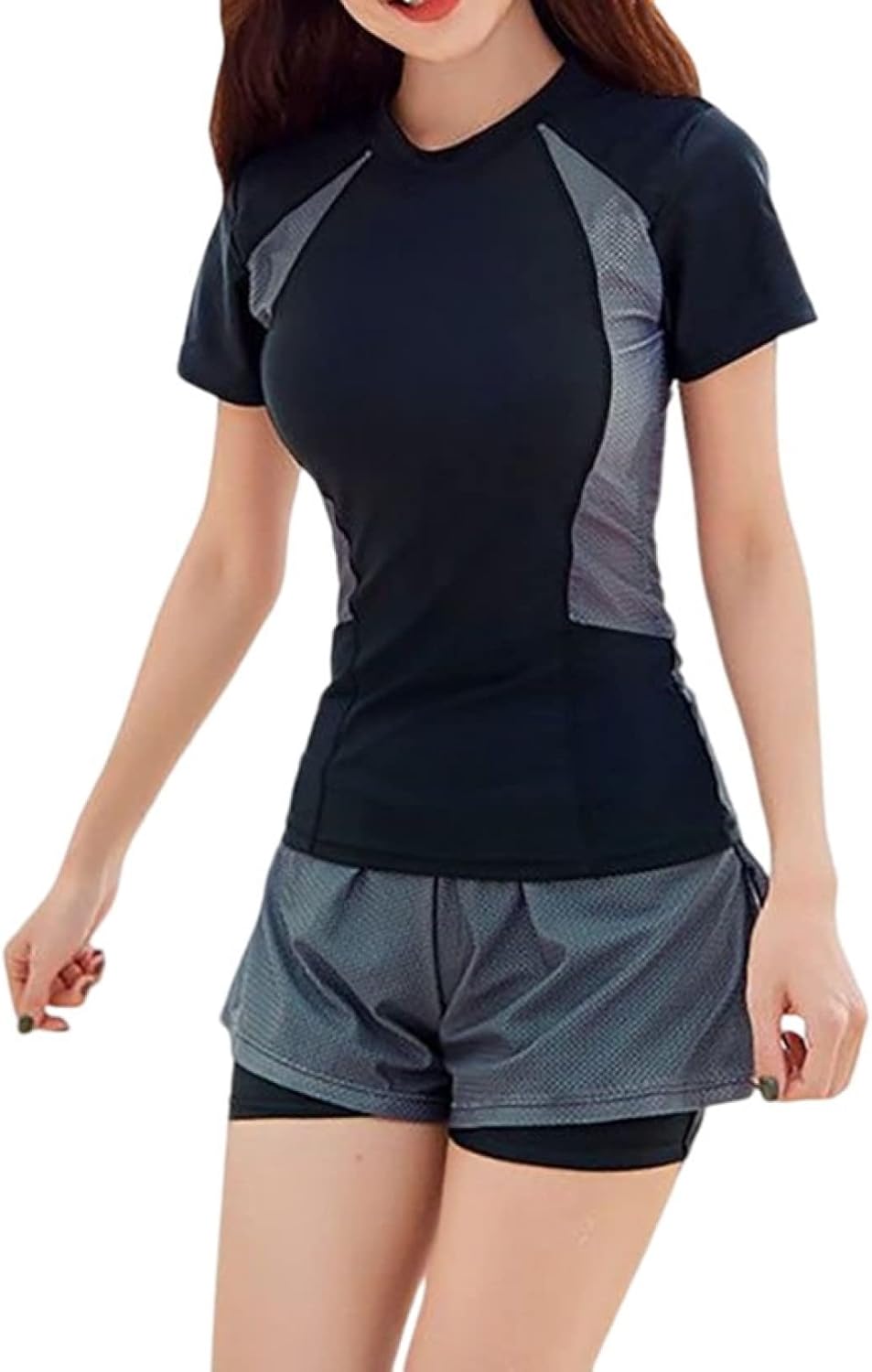 Amazon.co.jp: [Shiyato] フィットネス水着 レディース 体型