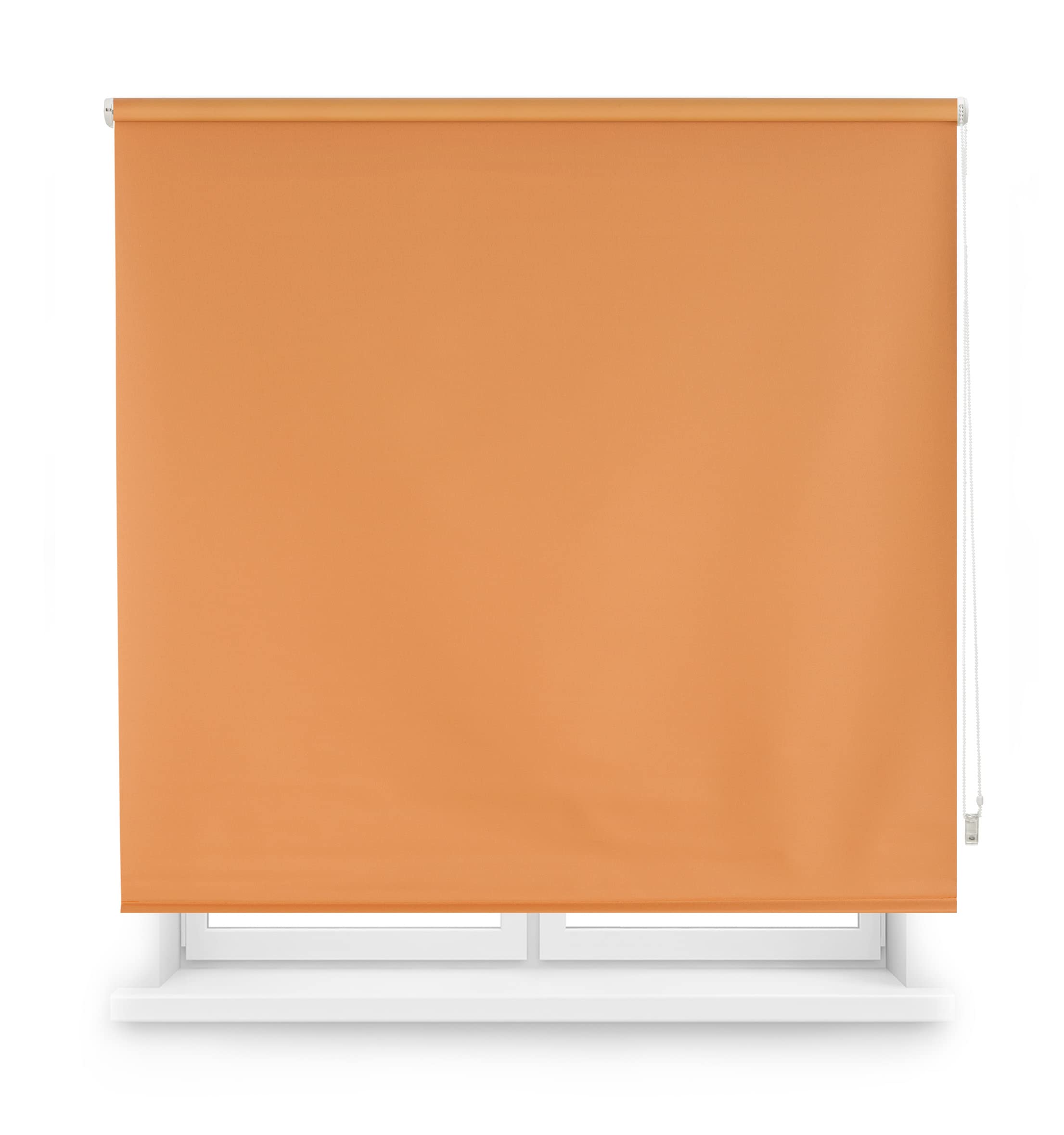Store Enrouleur occultant uni Premium - Store Enrouleur occultant - Dimensions 140 x 230 cm - Store occultant Thermique Orange - Store Thermique Orange - Store Enrouleur occultant - Store