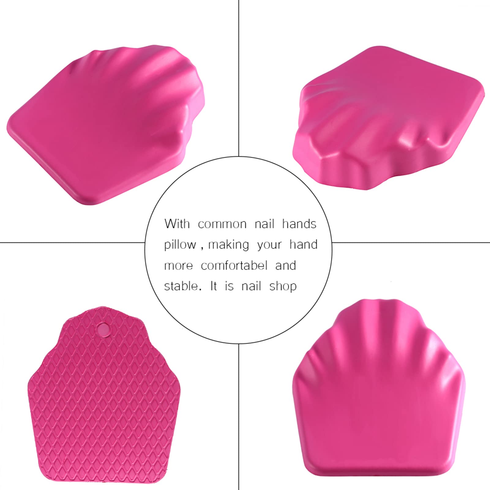 Nail Hand Rest Pillow for Manicure, Professional Ergonomic Cushion with Wrist Support & Non-Slip Base - Image 4