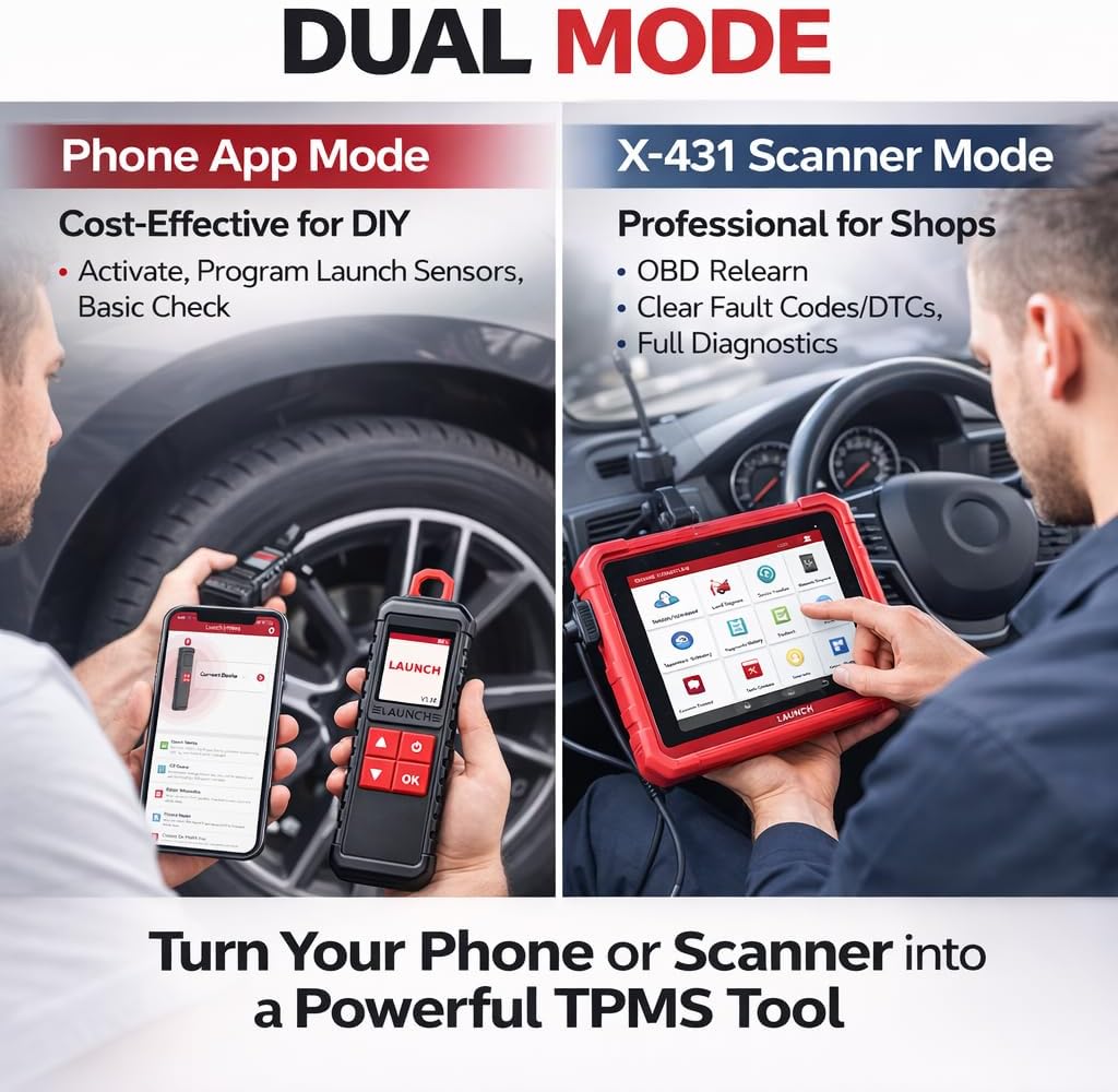 LAUNCH X431 i-TPMS+LAUNCH X-431 TSENSOR-05 TPMS Sensor