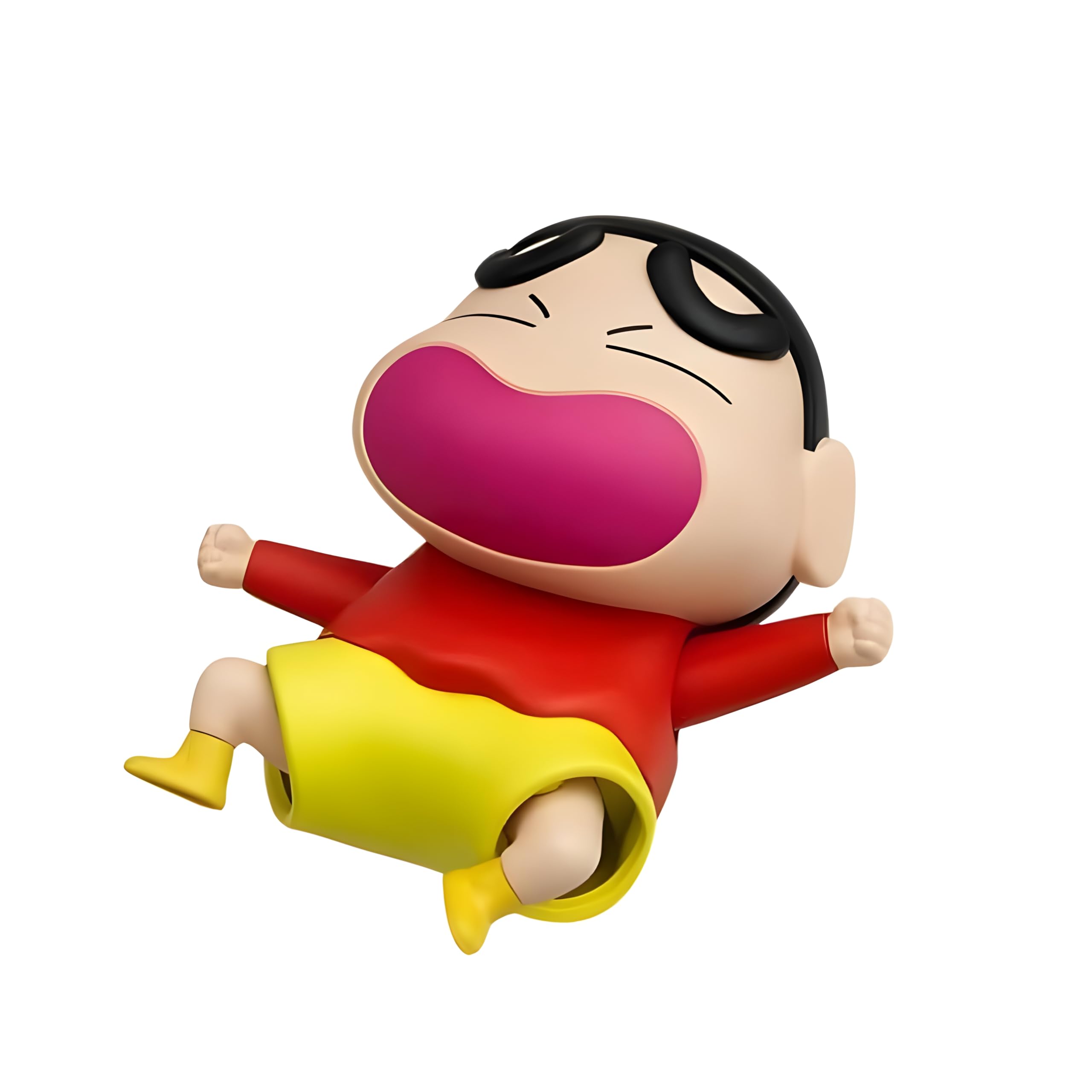 Action Figure Anime, Shain- Chaan Anime Crying, Sleeping Poseable Doll - Car Dashboard & Desk Decoration, Funny Collectible Toy for Fans and Adults (Safe for Ages 6+)-image-19