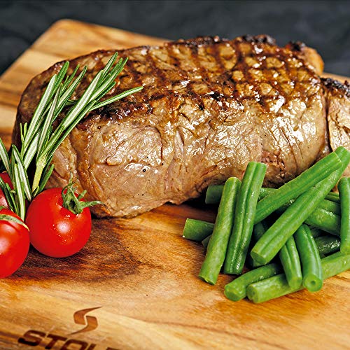 TABUA TECA PARA CHURRASCO 41 X 36 CM, STOLF