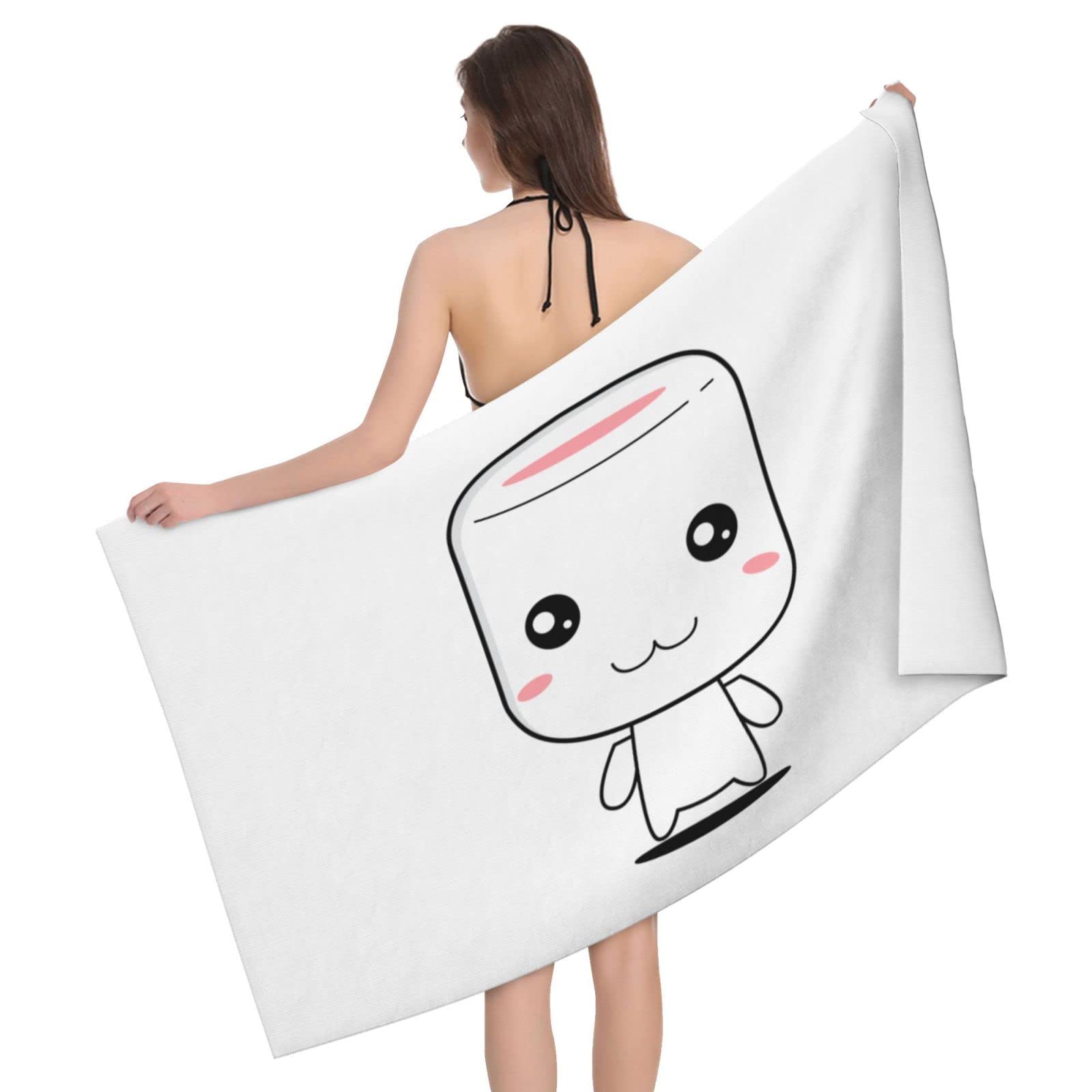 Amazon.com: MULIHU Cute Marshmallow Bath Towels 32 X 52 Inches