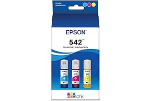 Epson T542520-S EcoTank Ink Ultra-high Capacity Bottle Color Combo Pack