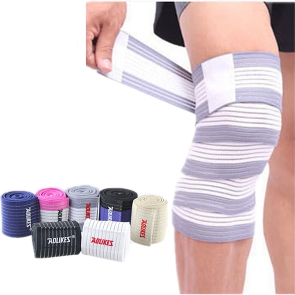 Buy Rungear Elastic Knee Compression Bandage Wraps Support for Legs