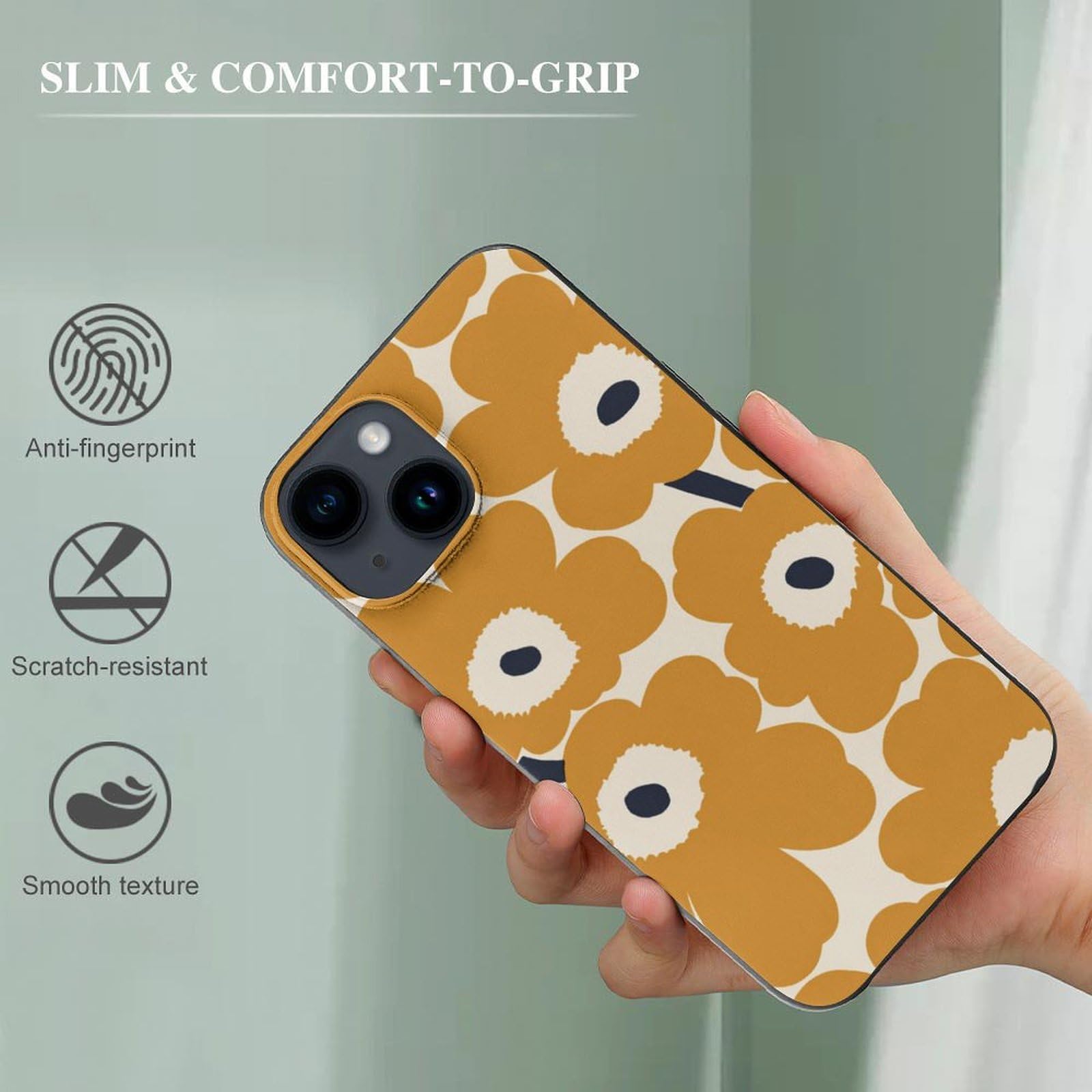 Amazon.co.jp: iPhone 16 Proケース TPU 全機種対応 マリメッコ 花柄