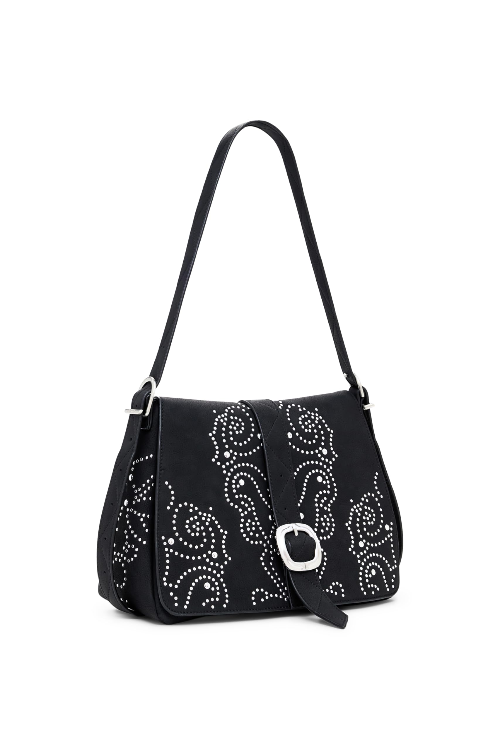 Desigual Damen Schwarz Umhängetasche Poker Face Posadas Mini 2.0 Crossbody Bag Black