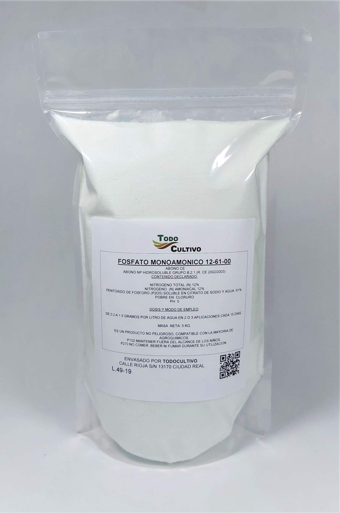 5 kg kristallines Monoammoniumphosphat 12-61-00(NH4H2PO4) - Hohe Wurzelwirksamkeit