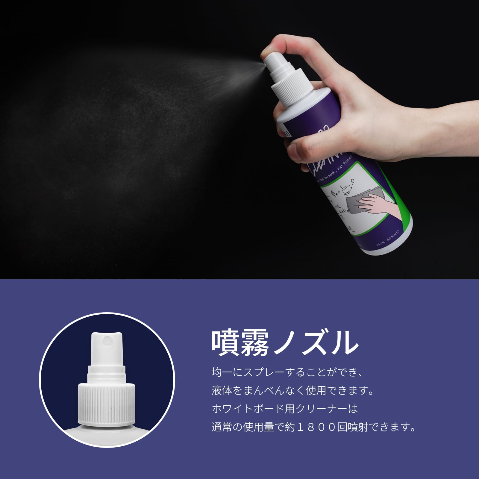 ジン君クリーナー Amazon.co.jp: LOUKIN 低臭気 非毒性ホワイトボードクリーナー