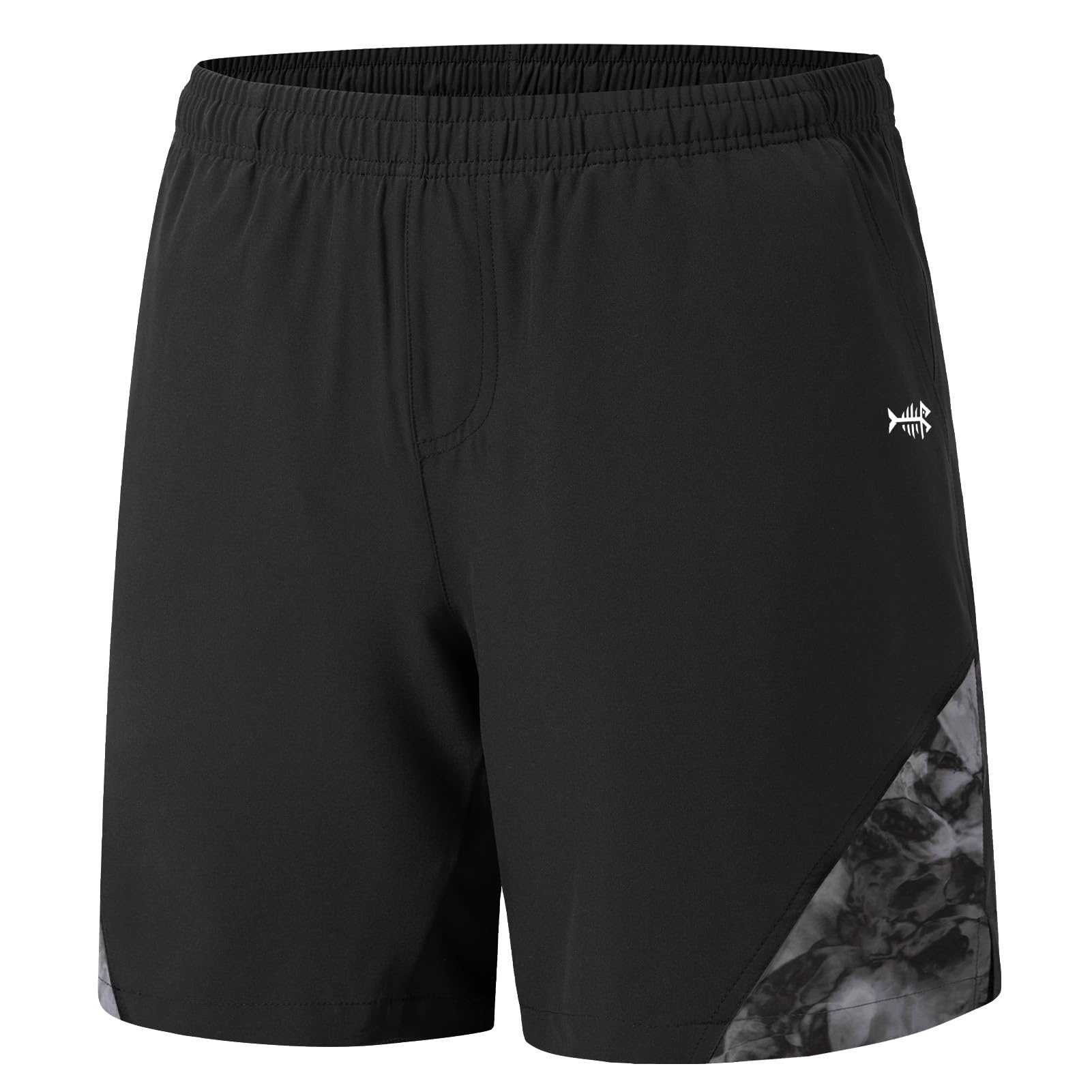 Bassdash Homme Short de Sport 7 Pouces Short Randonnée Léger Imperméable et Sport Séchage Rapide avec Poches Zippées Shorts FP06M