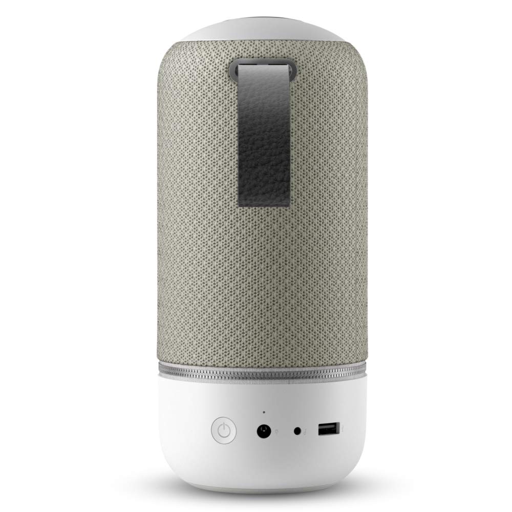 Libratone ZIPP MINI Altoparlante Wireless (360 ° Suono, WiFi, Bluetooth, MultiRoom, Airplay 2, Spotify Connect, 10 ore Batteria Ricaricabile)- Cloudy Grey