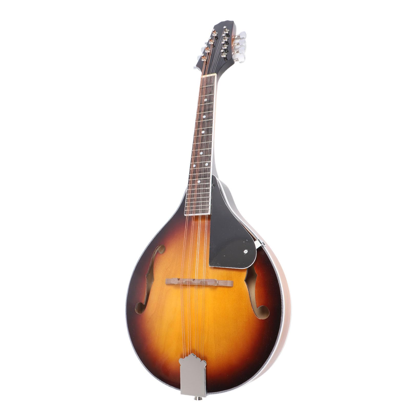 Mandolina en Forma de A, Mandolina Acústica de 8 Cuerdas con Bolsa de Cuerdas, Púas, Paño de Limpieza, para Diestros, Instrumento Musical