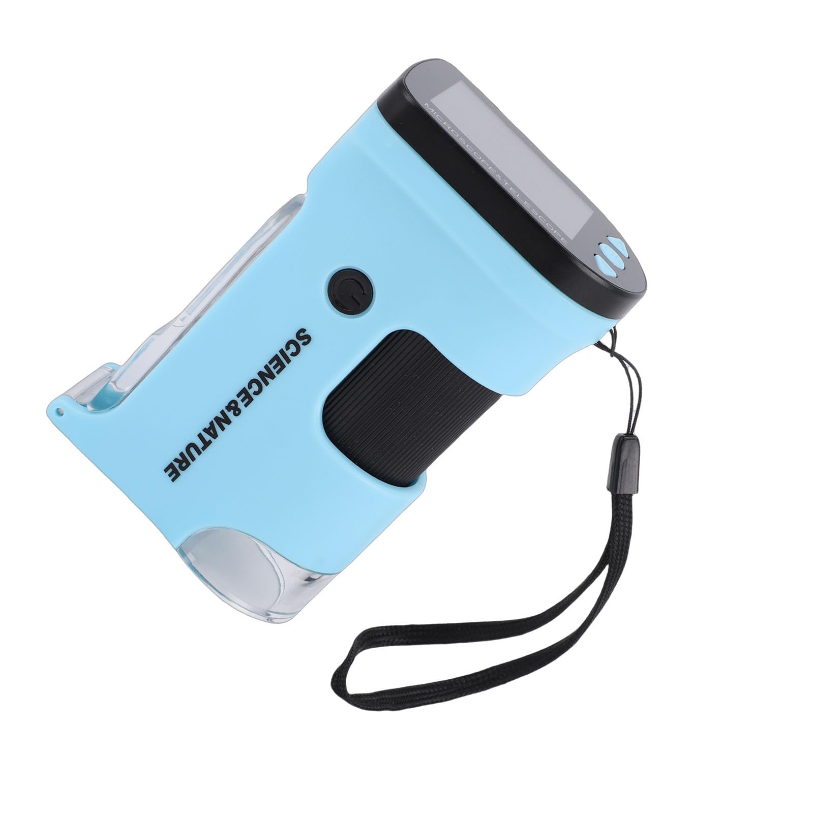 Annadue Microscopio de Bolsillo 800X 2en1 LCD para Niños