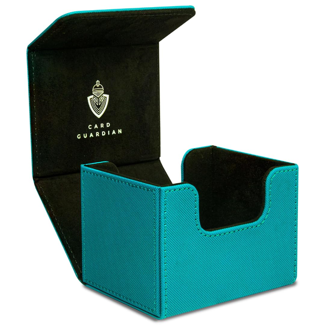 Sponsored Ad – Card Guardian - Premium Deck Box for 100+ Cards for Trading Card Games TCG (Teal)