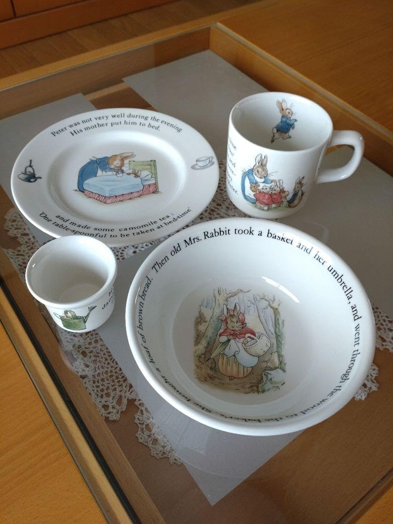 ウェッジウッド Wedgwood 旧刻印 チャイルドボウル ウェッジウッド チャイルドプレート\u0026シリアルボウルセット ピーター