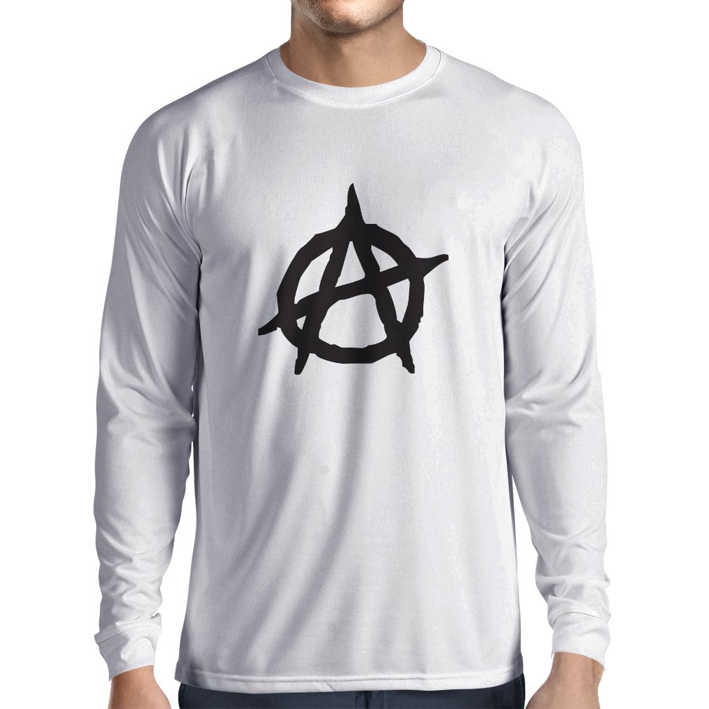 Lepni.me Men’s Anarchist Symbol T-Shirt – Anarcho-Punk Style Tee 1 thumbnail image