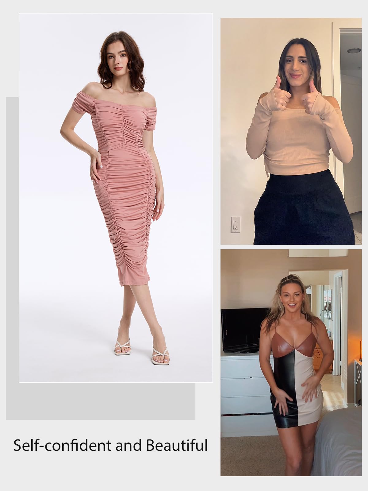Decorus Body gainant sans bretelles sans couture - Contrôle du ventre sculpté : avec bonnets et bretelles amovibles