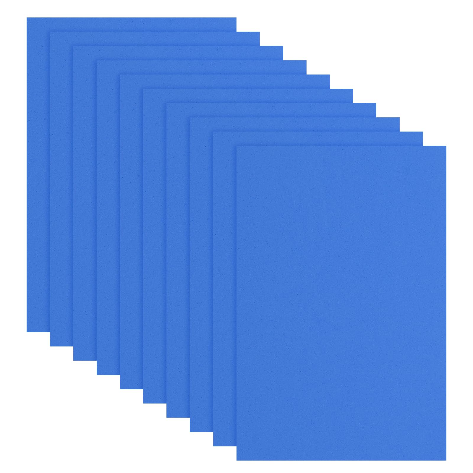 sourcing map 10 Pcs Dark Blue EVA A4 Foam Sheets Crafts, 12 x 8 Inch Foam Paper for DIY Crafts Project Classroom Scrapbook Art Cards Home Office Decoration (2mm Thick)