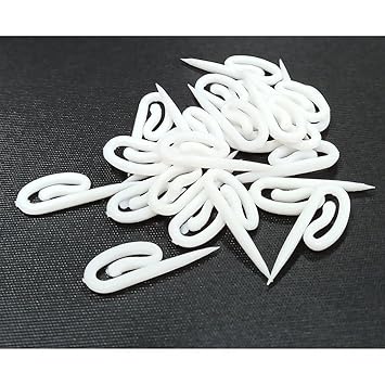 TRIS Plastic Hook for Curtain Channel/Track Fish (50, White)