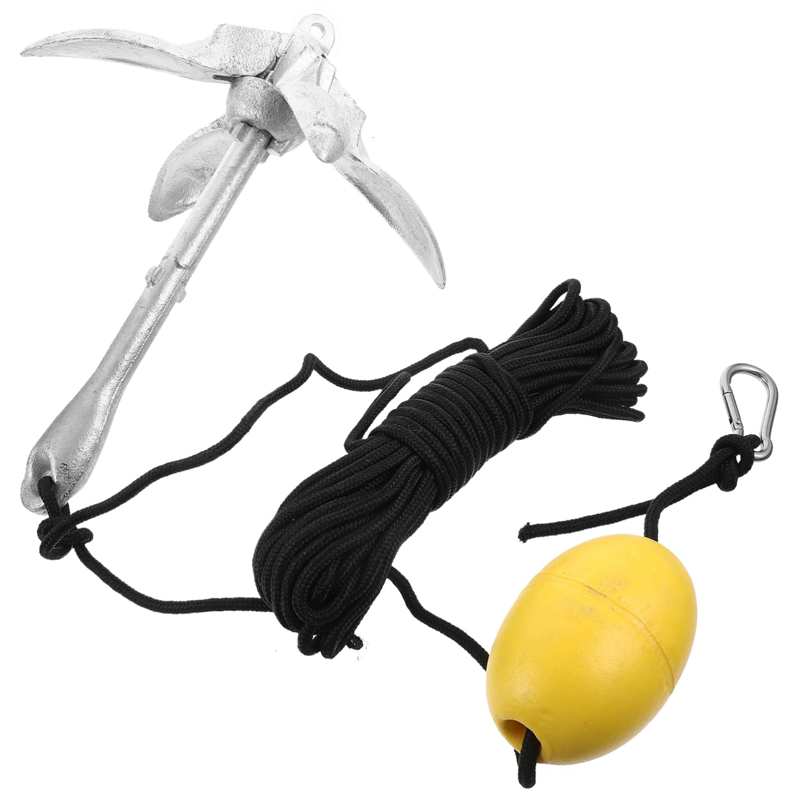 Ancla Plegable de Metal de 4 Garras para Kayak y Canoa