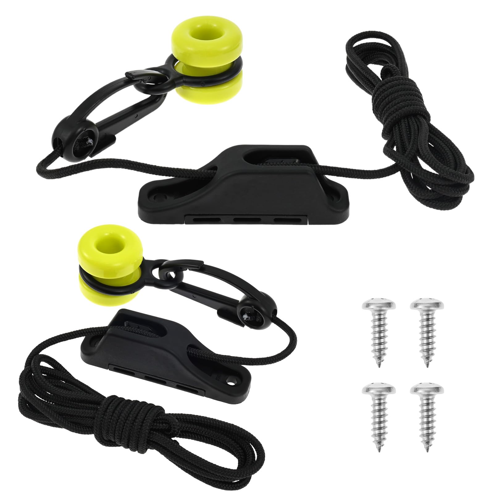 2 Pcs Downrigger Weight Retriever Fairlead Cleat with 86 Inch Cord Practical Fishing Trolling Weight Retriever for Fishing Trolling