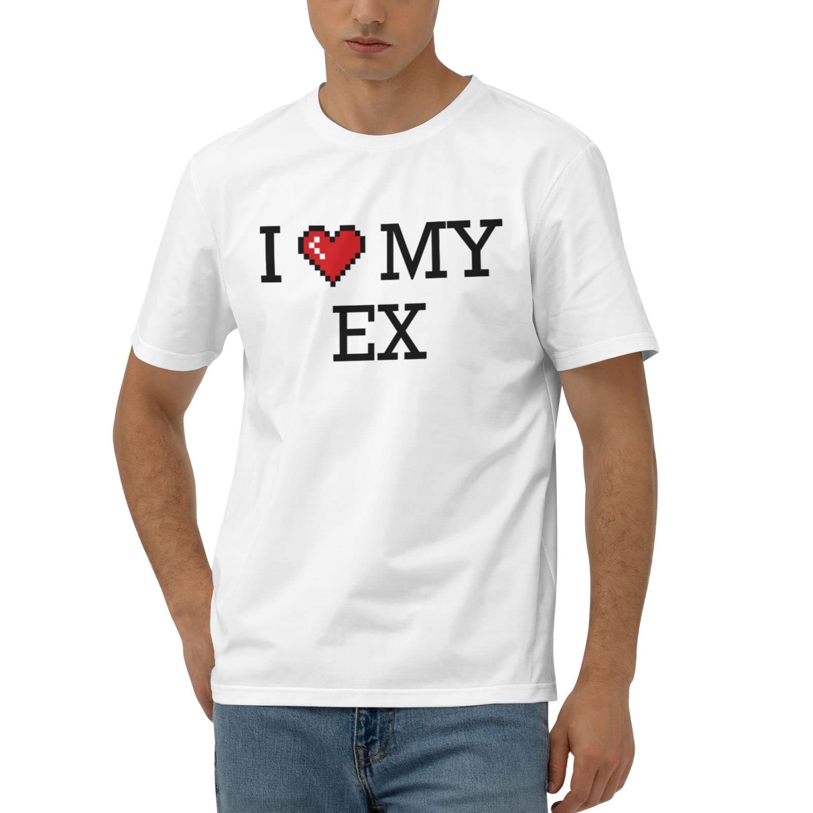 Body I love you 白Tシャツ　ex CRAZE,デランジェ Amazon.com: Abipuir Funny Tshirt I Love My Ex T Shirt Funny Shirts