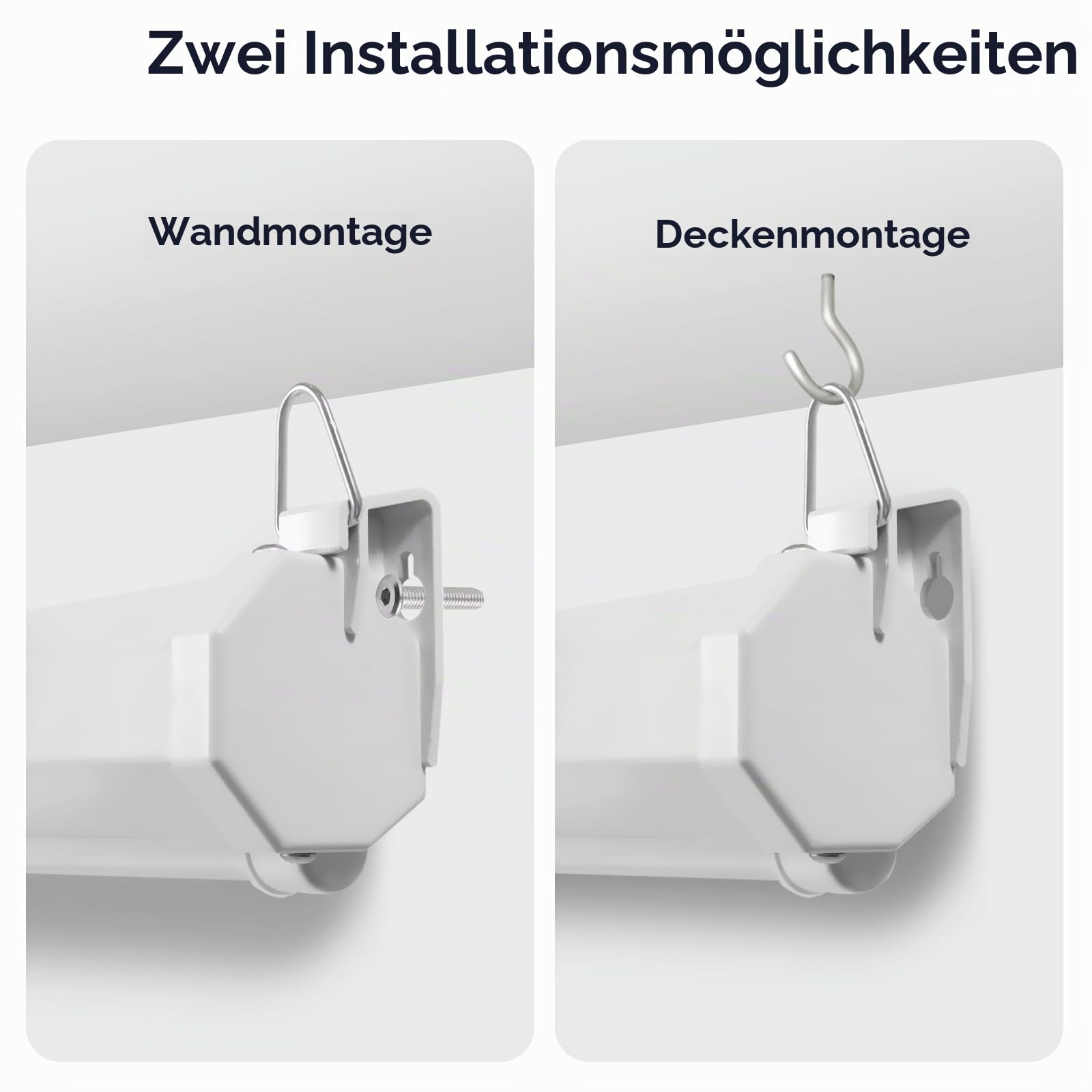 Todeco Motor Beamer Leinwand Elektrisch, Hängeleinwand 84 Zoll 128 x 170 cm, Format 4:3, Heimkino mit 4K Full HD 3D, Rolloleinwand für Heimkino und Präsentation, mit Fernbedienung