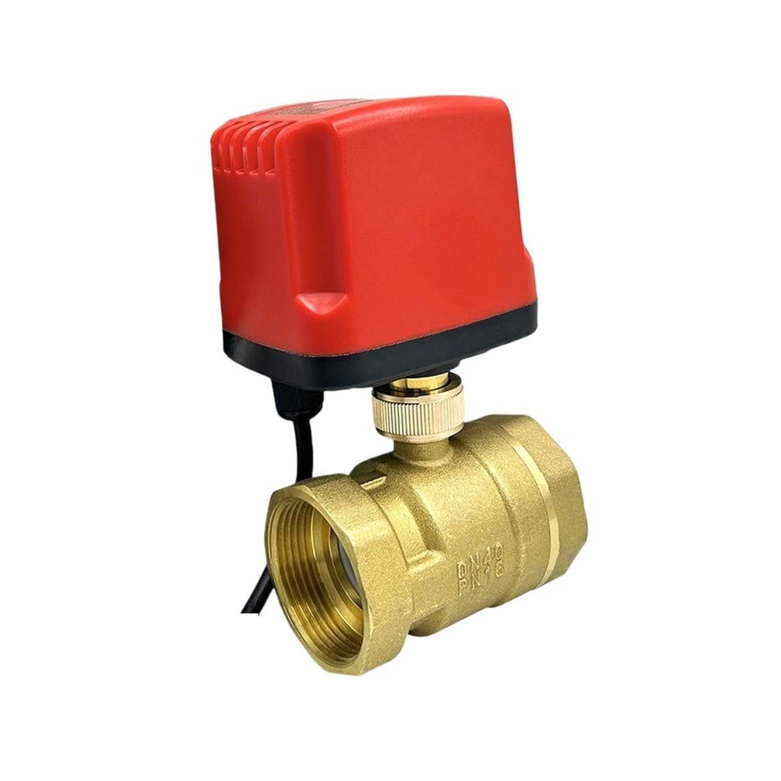 Flglqutsv Women's Three-Way Electric Water Valves, Dn15 Motorized Ball Valve Cr02 Waterproof Bi-Directional/ Thread 220V(Three-Way)