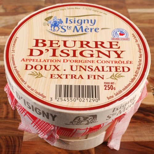 Beurre d'Isigny Butter In A Basket Extra Fin, Unsalted - 1 x 8.8 oz