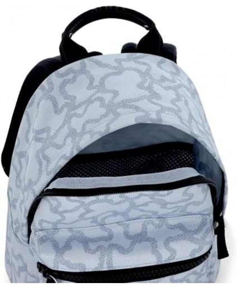 TOUS BABY - Mochila infantil, preescolar, colección Kaos Bag. Colores Celeste y Rosa.(27x22x12 cm)