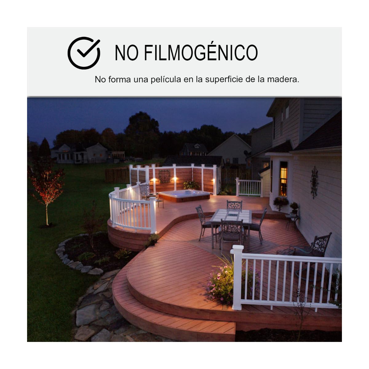 Saturador Madera Exótica Hidrófugo 2,5 L (hasta 12,5 m²) Caoba - Tinte Rojo | Hidrófugo para Terrazas y Madera Exótica, Nutre en Profundidad, Incoloro o Teñido, Resiste a los UV - Arcane Industries