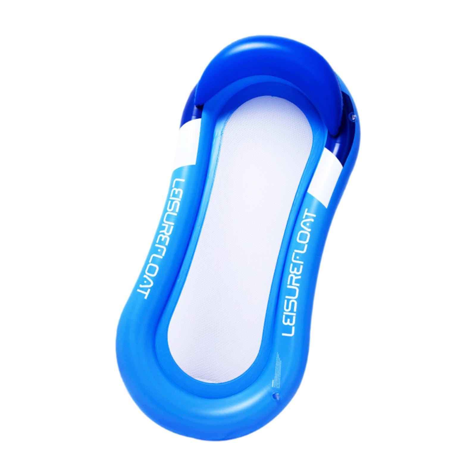 MYADDICTION Inflatable Water Chair Easy to Store Inflatable Pool Hammock for Lake Adults Blue-image-28