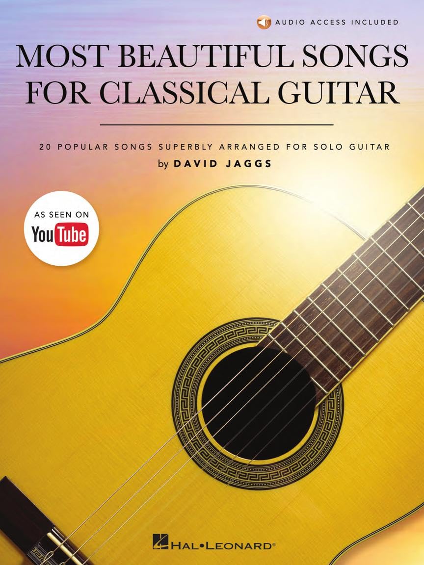 Most Beautiful Songs for Classical Guitar. Includes Audio Online